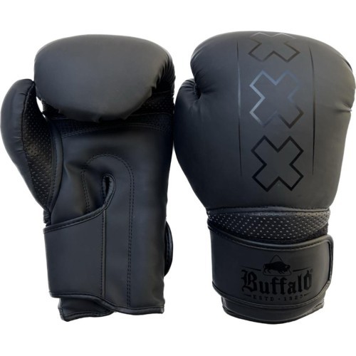 Боксерские перчатки Buffalo Metal черные 12oz