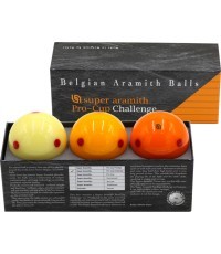 Super Aramith Challenge karambola bumbiņu komplekts 61,5 mm