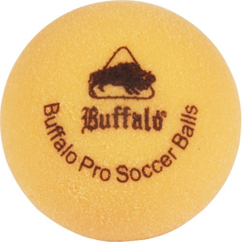 Набор мячей для настольного футбола Buffalo Pro, желтые, 6 шт.