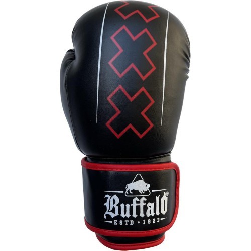 Боксёрские перчатки Buffalo Outrage, чёрно-красные, 12 oz