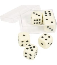 Dice in Box Buffalo, 16 mm, 6 pcs
