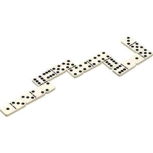 Domino spēle Philos Double 6, 19x12 cm