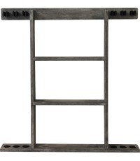 Pelēks Buffalo sienas statīvs 6 nūju turētājiem