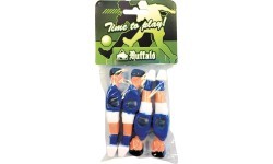 Игроки для настольного футбола Buffalo, синие / белые, 13 мм, 4 шт.