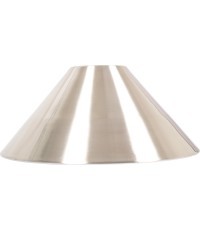 Vaļējs slīpēts hroma lampas abažūrs 37c