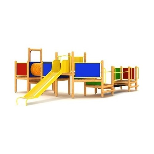 Koka bērnu rotaļu laukums Model 0401D