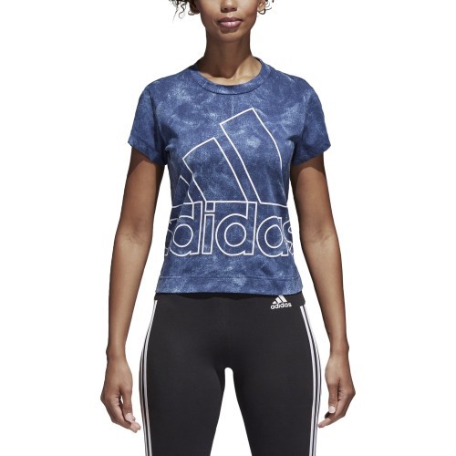 Adidas W Id Slim Tee, blue, CG1002