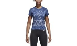 Adidas W Id Slim Tee, blue, CG1002