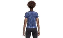 Футболка Adidas W Id Slim Tee, синяя, CG1002