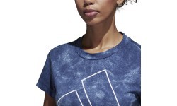 Adidas W Id Slim Tee krekls, zils, CG1002