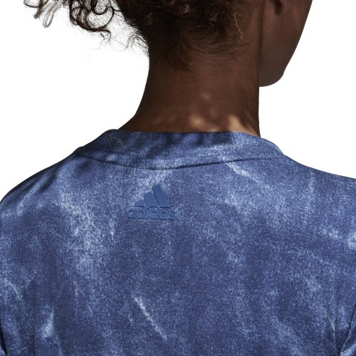 Футболка Adidas W Id Slim Tee, синяя, CG1002