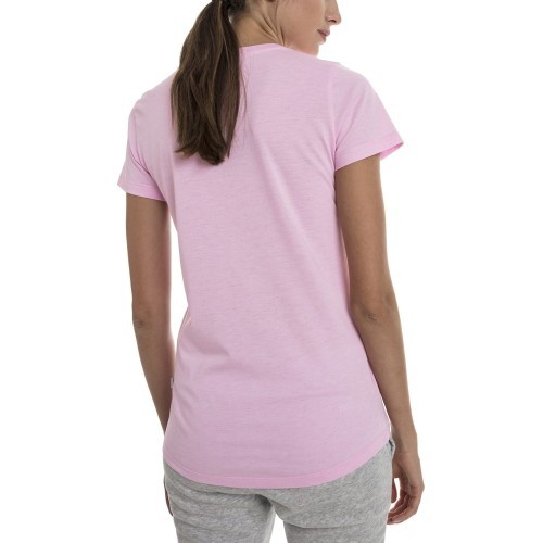 Женская футболка Puma Ess+ Logo Heather Pink 852127 21