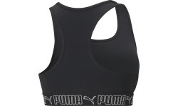 Puma Mid Impact Elastic Women's Sports Bra Black 520302 01