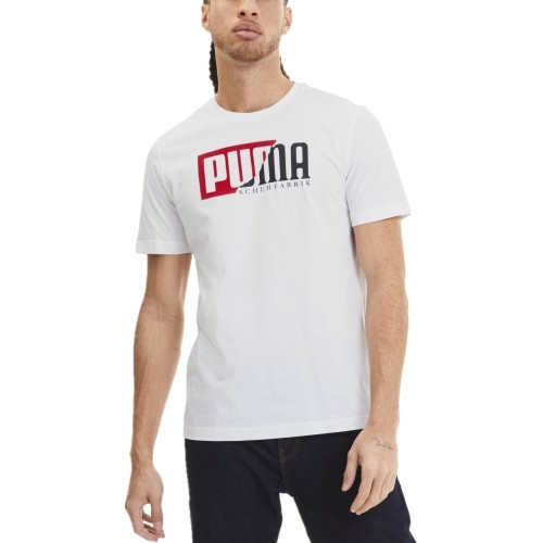 Puma Flock Graphic Tee White