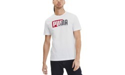 Футболка Puma Flock Graphic Tee White