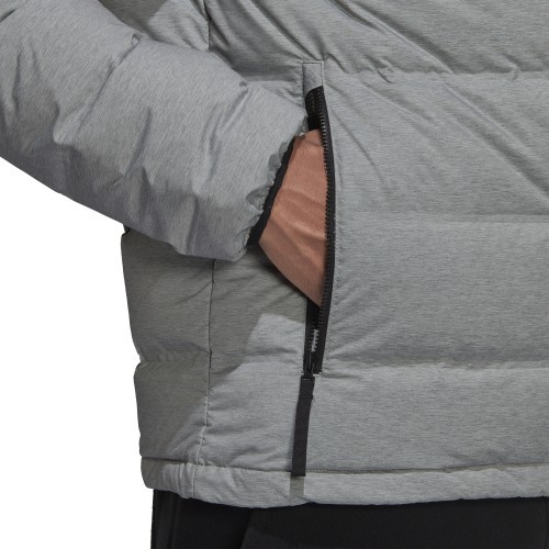Мужской пуховик Adidas Helionic Mel Grey H59836
