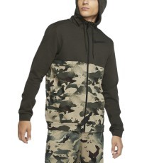 Nike vīriešu džemperis M NK Dry FZ FA Camouflage Green