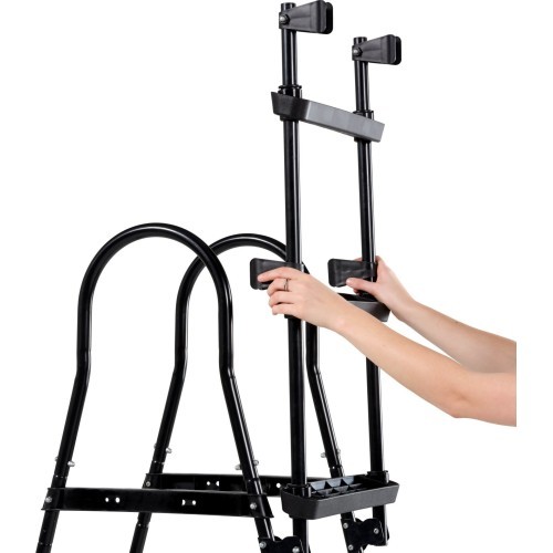 EXIT baseina kāpnes rāmja augstumam 91–107 cm, melnas