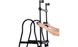 EXIT baseina kāpnes rāmja augstumam 91–107 cm, melnas