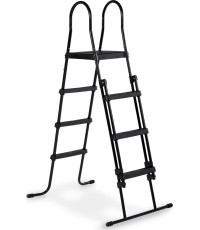 EXIT baseina kāpnes rāmja augstumam 108-122 cm - melnas