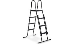 EXIT baseina kāpnes rāmja augstumam 108-122 cm - melnas