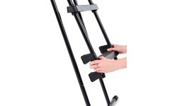 EXIT baseina kāpnes rāmja augstumam 108-122 cm - melnas