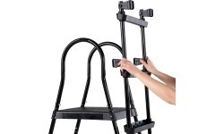 Лестница для бассейна EXIT для высоты каркаса 108-122 см - черная