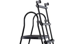 Лестница для бассейна EXIT для высоты каркаса 108-122 см - черная