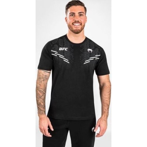 UFC Adrenaline by Venum Replica Vīriešu T-krekls ar īsām piedurknēm - melns