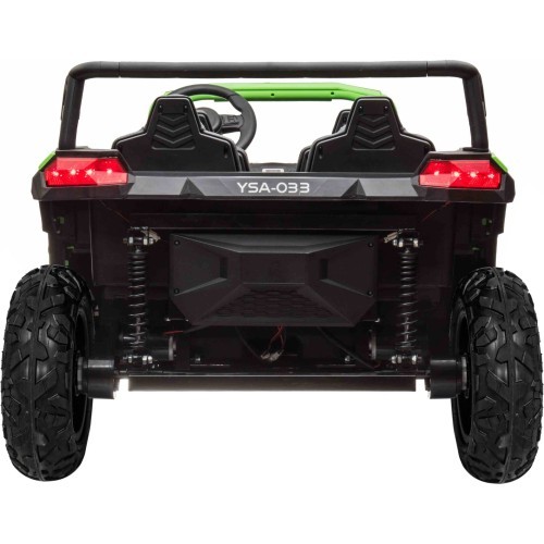 Četrvietīgs bagijs ATV Racing UTV2000 ar litija jonu akumulatoru, zaļš