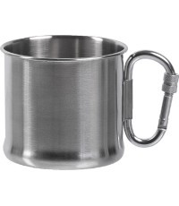 Nerūsējošā tērauda krūze ar karabīni 500 ml