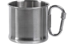 Nerūsējošā tērauda krūze ar karabīni 500 ml