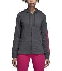 Adidas Ess Lin FZ Hoodie sweatshirt Grey CZ5720