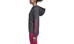 Adidas Ess Lin FZ Hoodie sweatshirt Grey CZ5720
