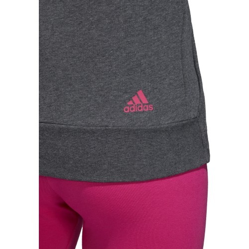 Adidas Ess Lin FZ Hoodie sweatshirt Grey CZ5720