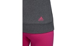 Толстовка Adidas Ess Lin FZ Hoodie Grey CZ5720
