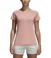 Adidas Essentials 3-Stripes Blouse Pink White CF8833