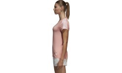 Adidas blūze Essentials 3-Stripes Pink White CF8833
