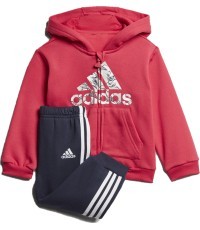 Детский спортивный костюм Adidas I Logo Jog Fl1 Blue Pink GK1651