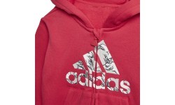 Детский спортивный костюм Adidas I Logo Jog Fl1 Blue Pink GK1651