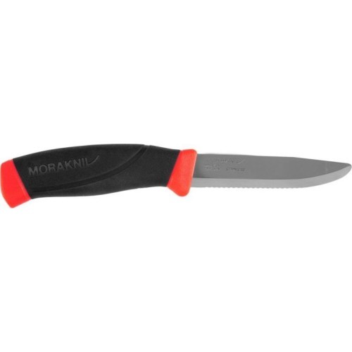Спасательный нож Morakniv Companion F, нержавеющая сталь, красный