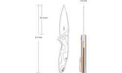 Складной нож Ruike Fang P105-K, голубой