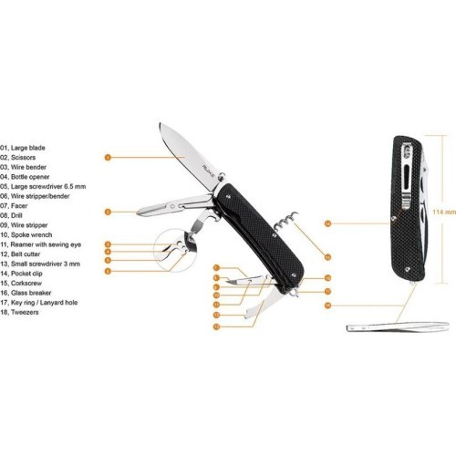Kabatas nazis Ruike LD31-B Multifunction