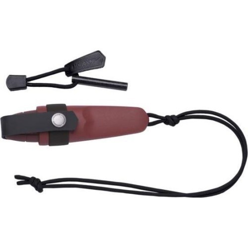 Нож Morakniv Eldris красный с комплектом Neck Knife, нержавеющая сталь