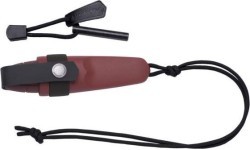 Нож Morakniv Eldris красный с комплектом Neck Knife, нержавеющая сталь