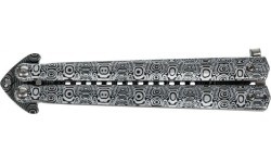 Joker JKR644 butterfly gray damascus knife