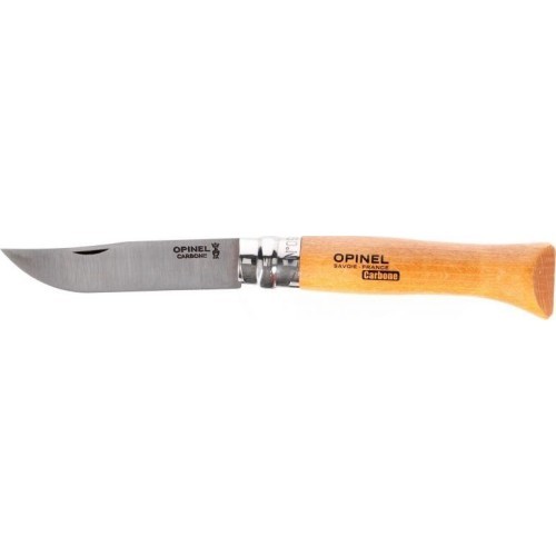 Nazis Opinel 9 carbon ar dižskābarža rokturi blisterī