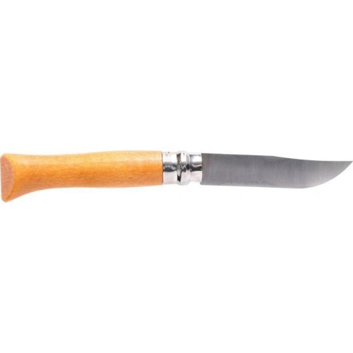 Opinel 9 carbon beech knife in blister