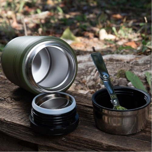 M-Tac food thermos with folding stainless steel spoon 750 ml