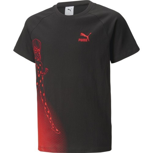 Puma pusaudžu T-krekls X Miraculous Tee Black 538683 01